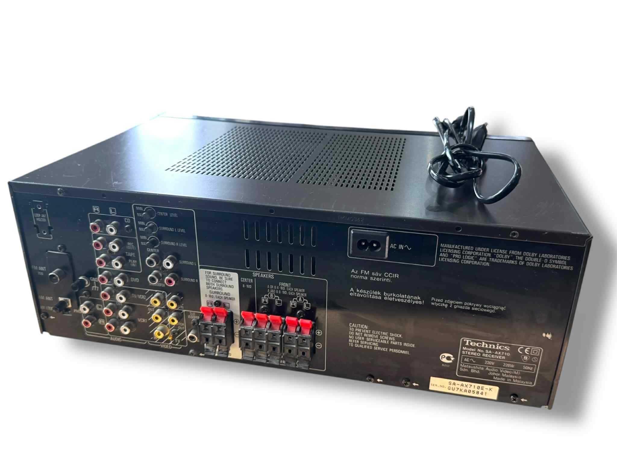 SA-AX710 Technics AV Control Stereo Receiver Amplituner c1