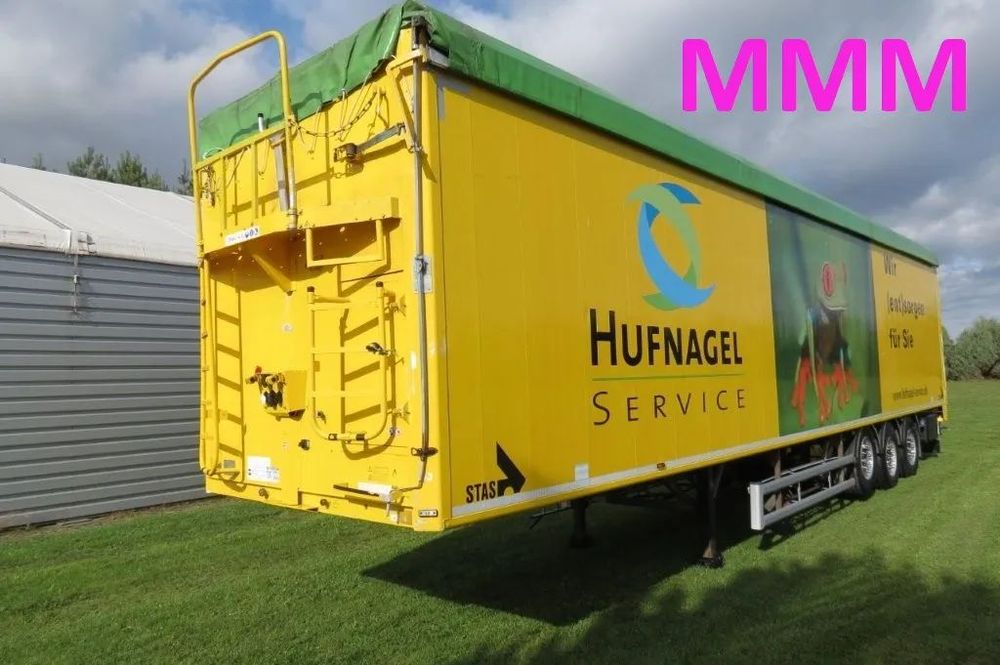 Stas NACZEPA RUCHOMA PODŁOGA STAS S300ZX 2x OŚ PODNOSZONA PILOT SPROWADZONA z Niemiec 1. WŁAŚCICIEL  Sprowadzona z Niemiec 1. WŁAŚCICIEL