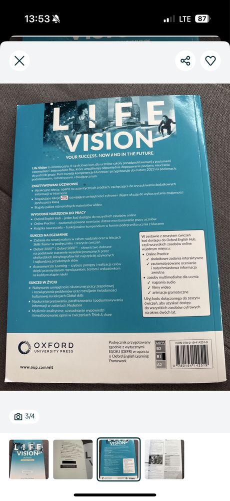 Workbook life vision intermediate B1