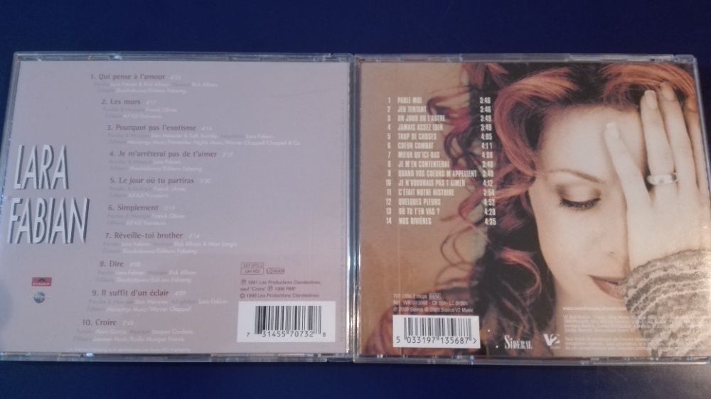 Lote CDs Gianna Nannini – Lara Fabian – Mana