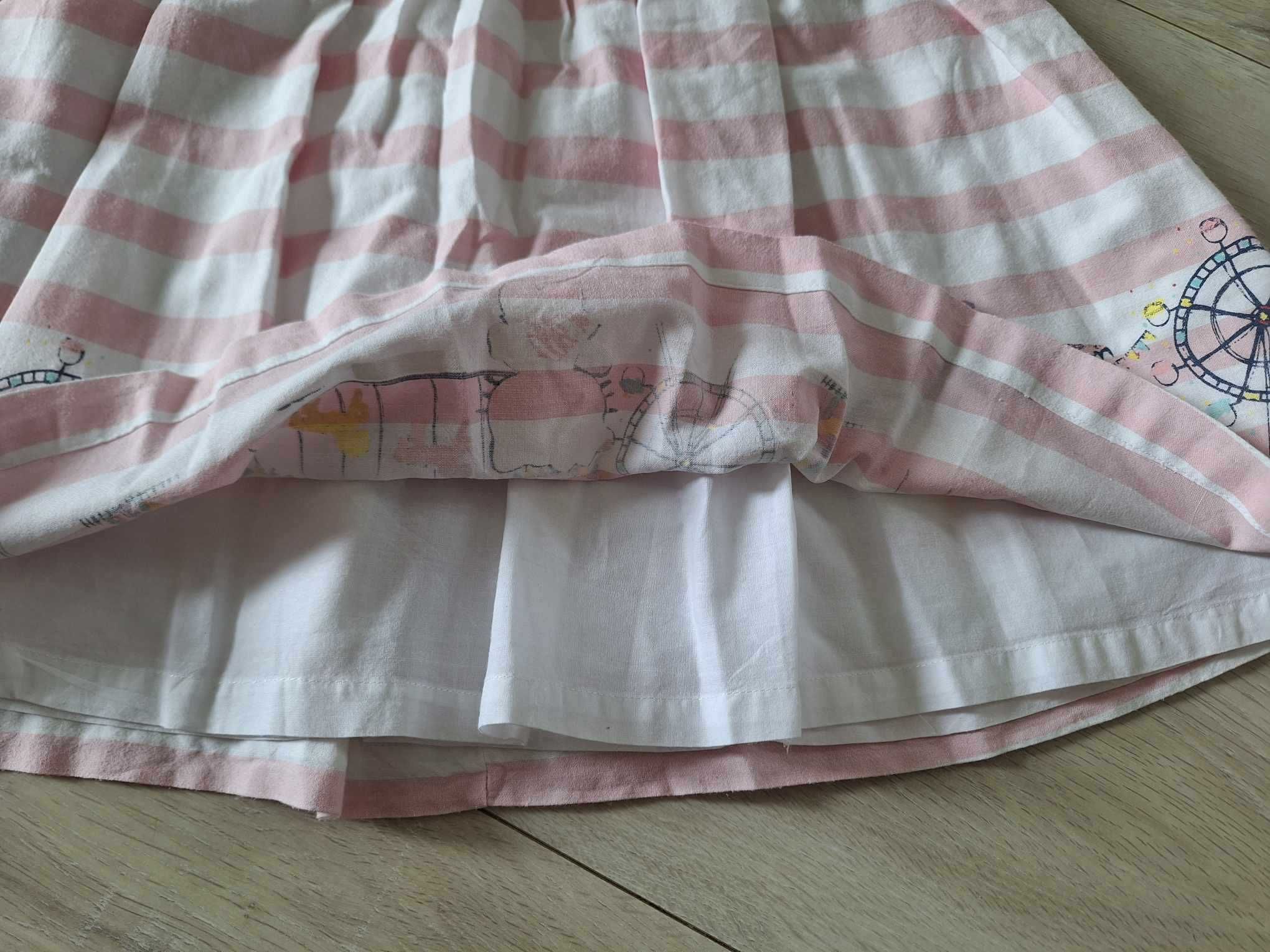 Elegancka sukienka na ramiączkach lato 104 cm / 4 latka