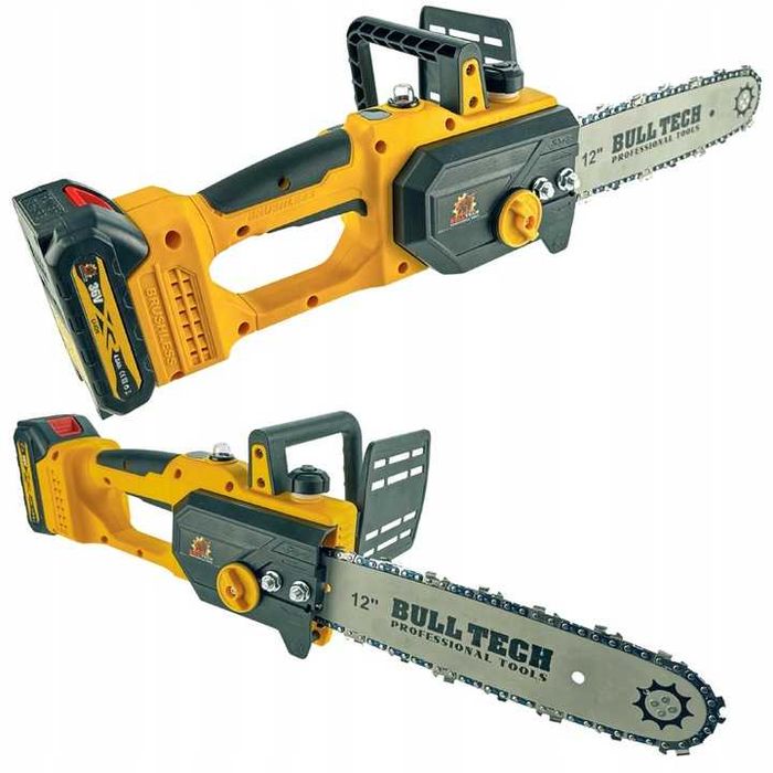 AKUMULATOROWA PILARKA PIŁA Łańcuchowa Drewna 30cm 21V 2x 4Ah Bezszczot