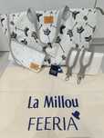 Torba dla mam #bag #La Millou Large z saszetką i uchwytami do wózka
