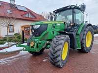 John Deere 6150R, przedni WOM, 150KM  , ciągnik rolniczy