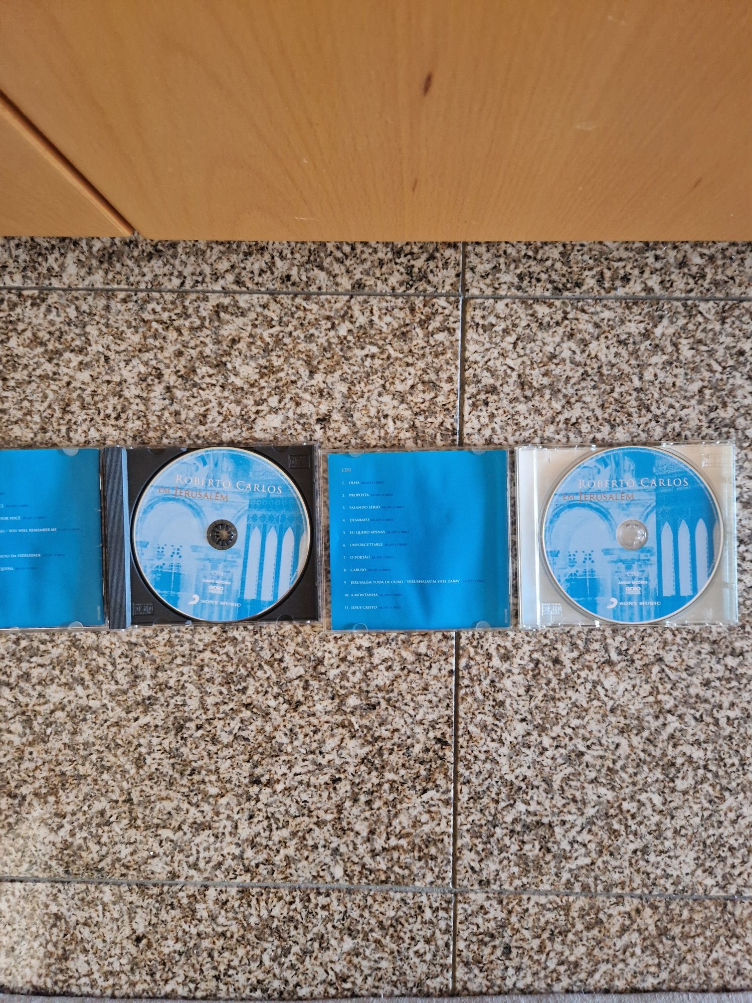 Dois CD de Roberto Carlos-"Roberto Carlos em Jerusalém".
