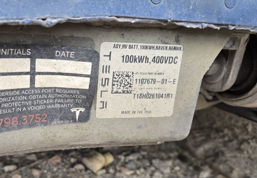 Батарея 100 кВт Raven Tesla Model X 2019 1107679-01-E