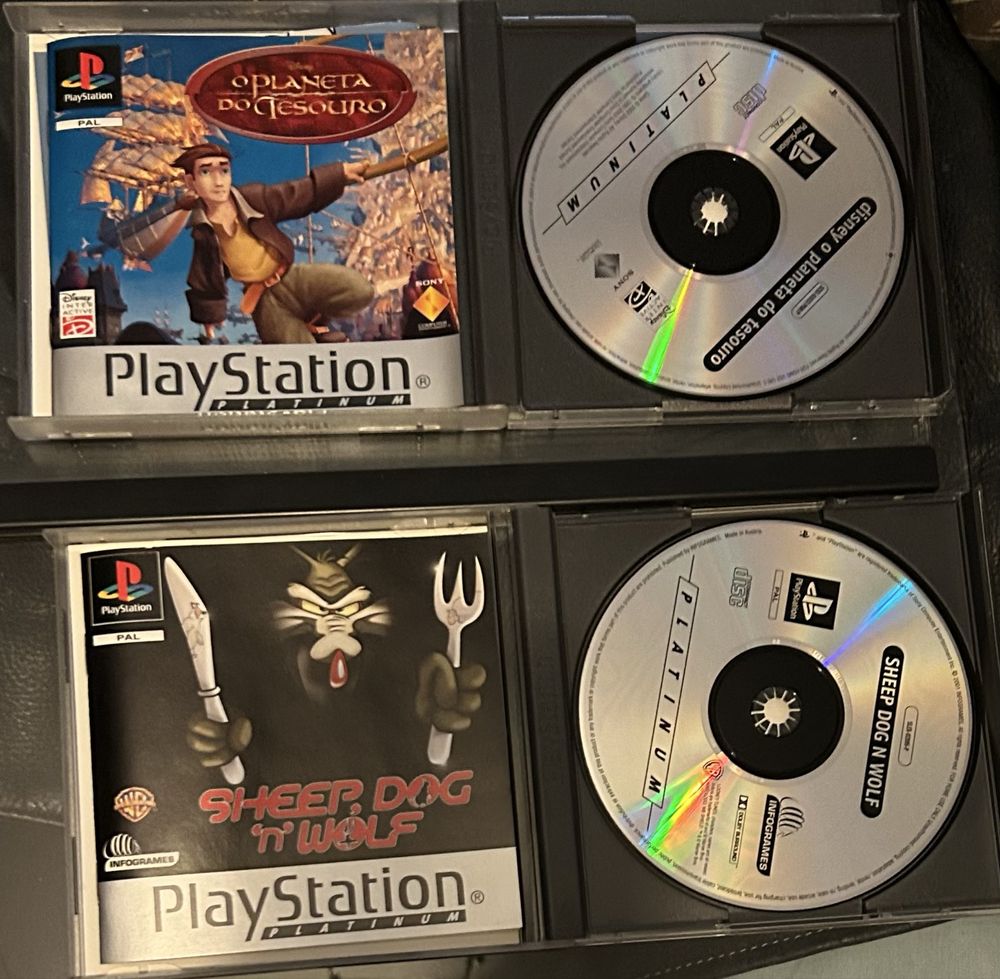 Vendo jogos PS1 pouco usados