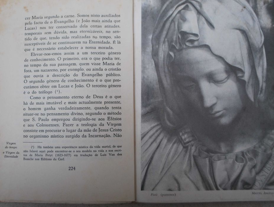 A Virgem Maria (Nossa Senhora) de Jean Guitton - 1 Edição Ano 1959