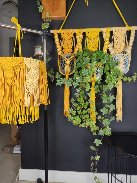 Abażur w stylu Boho - kolorowy