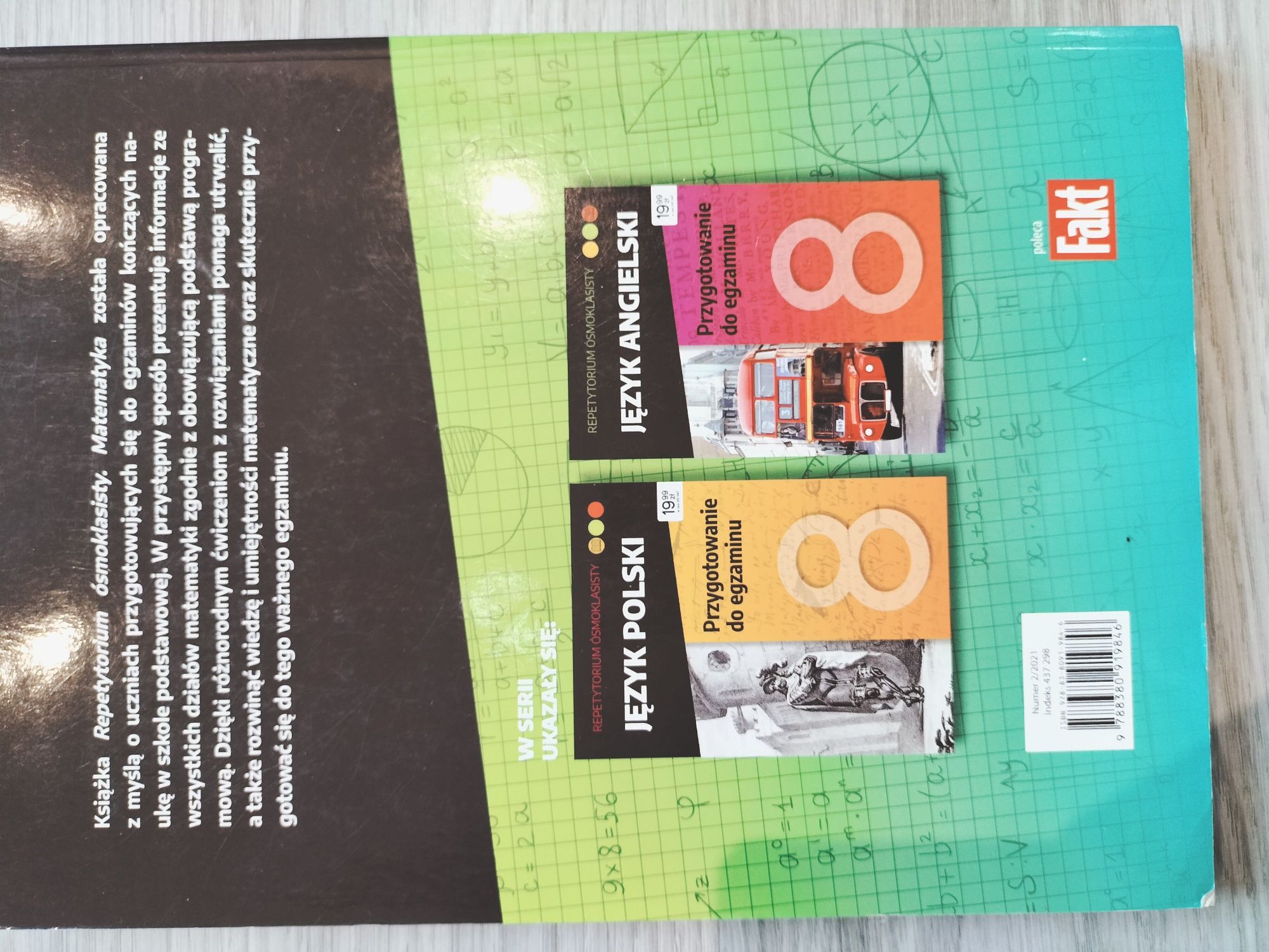 Repetytorium ósmoklasisty matematyka Jolanta Walczak klasa 8 2020