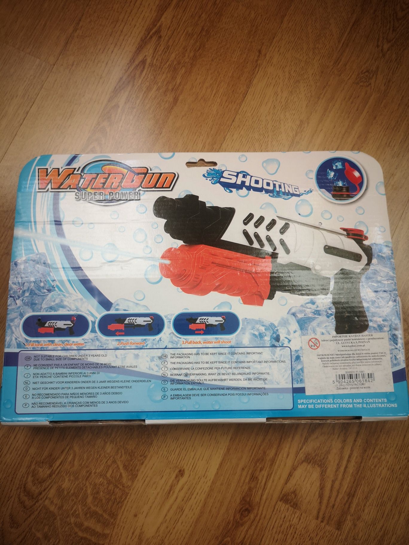 Pistolet na wodę zabawkowy water gun