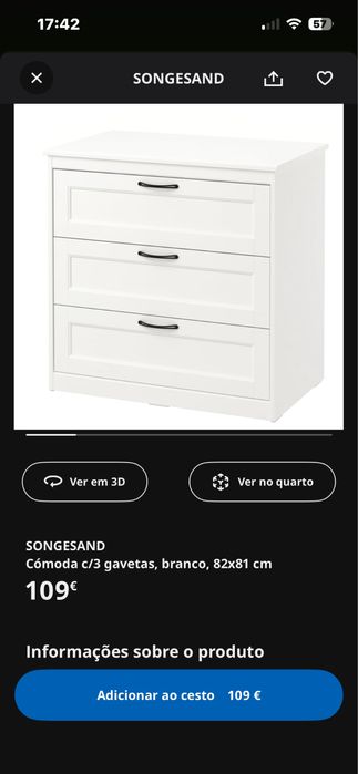 Comoda SONGESAND ikea