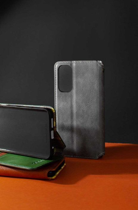 Шкіряний чохол книжка GETMAN кожаный чехол для Samsung Galaxy M35