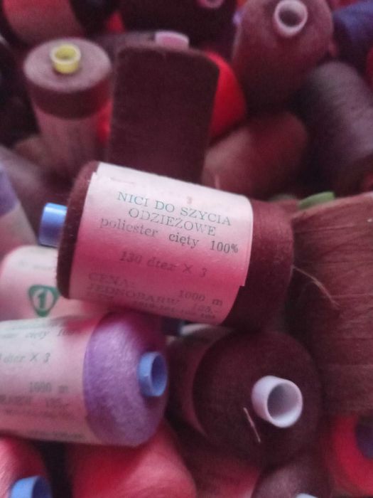Sprzedam nici do szycia maszynowego i recznego