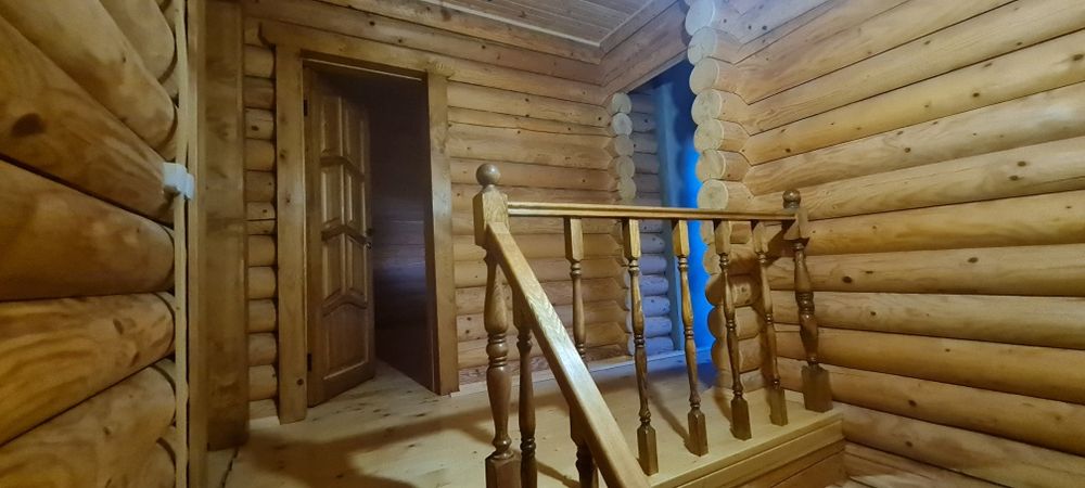 Дім в карпатах.Зруб комплекс + баня.гараж