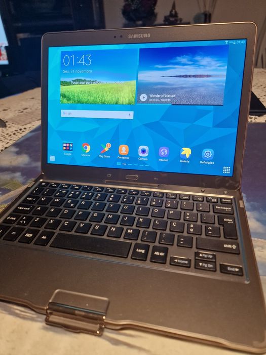 Tablet samsung S - ecrã super amoled com teclado