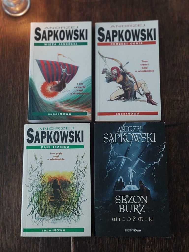 Saga o Wiedźminie Andrzej Sapkowski SuperNowa Komplet