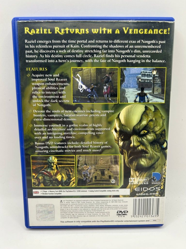 Soul Reaver 2 3xA Ps2 nr 0305