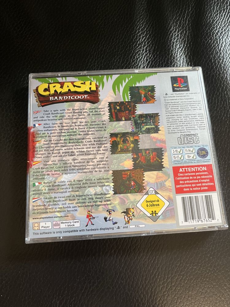 Crash Bandicoot ps1 psx