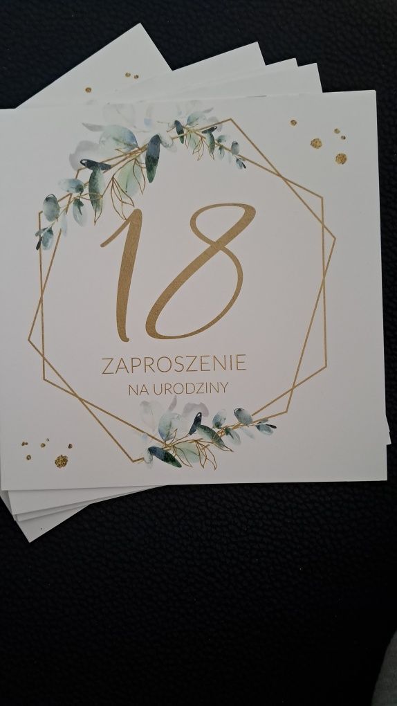 zaproszenia na 18 urodziny