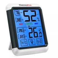 Термометр, гигрометр Thermopro 55,сенсорный экран, подсветка. Метео