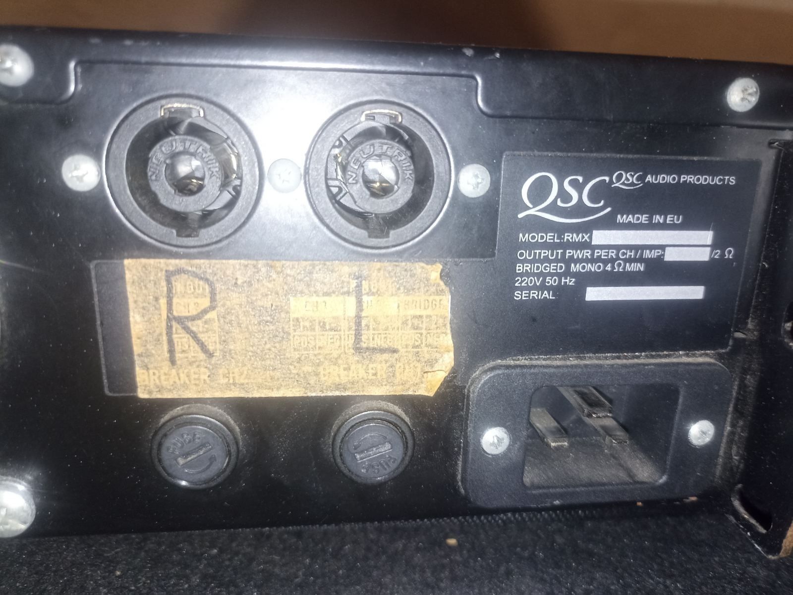 Підсилювач потужності QSC RMX 4451 HD rcf dynacord
