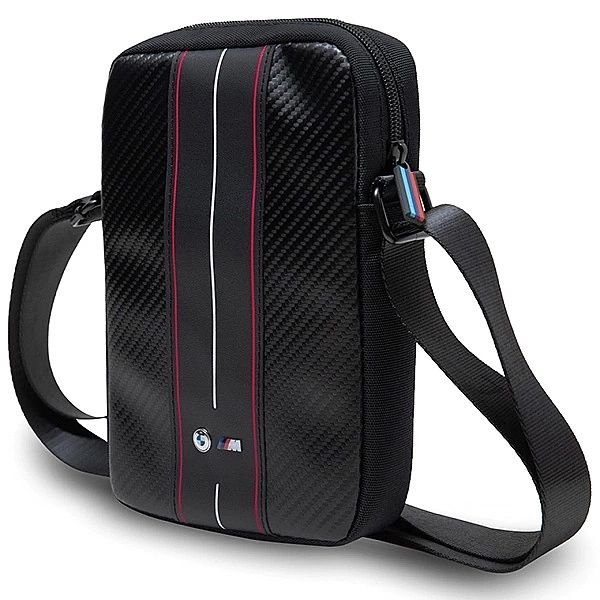 Torebka BMW Carbon & Red Stripe na tablet 10" - czarna