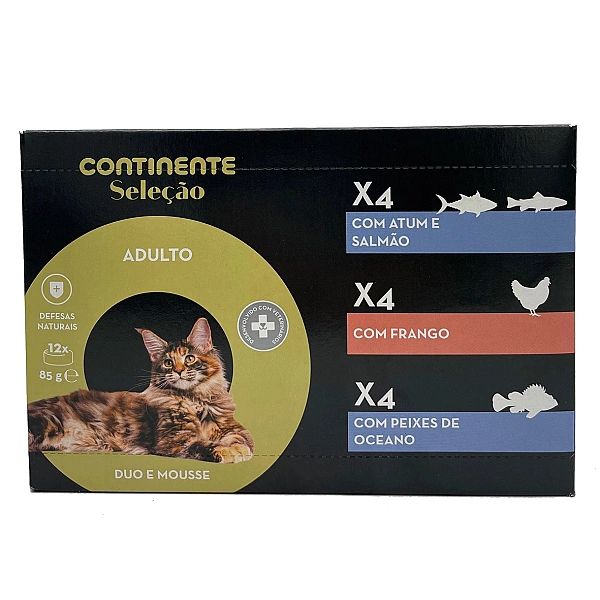 12x85g Continente Selecao adult mokra karma mus puszka mix smaków