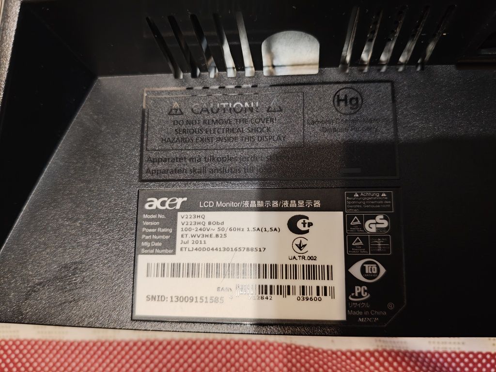 Монитор Acer223hq