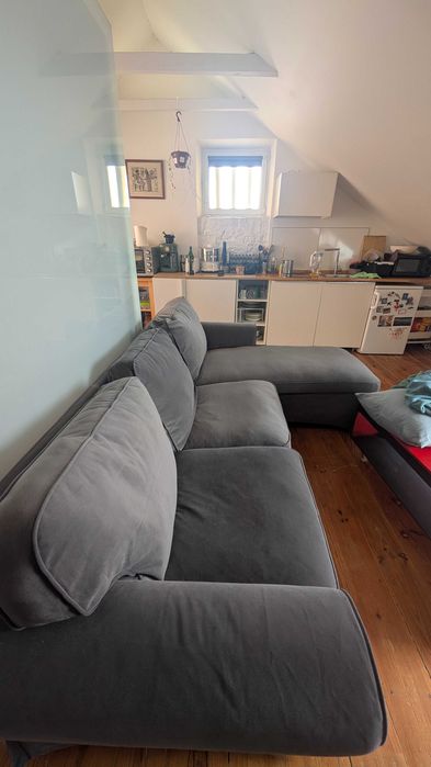 Sofá Ektorp com chaise longue