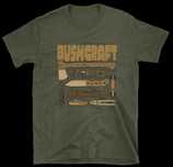 koszulka khaki survival, koszulka bushcraft, odzież survival, survival