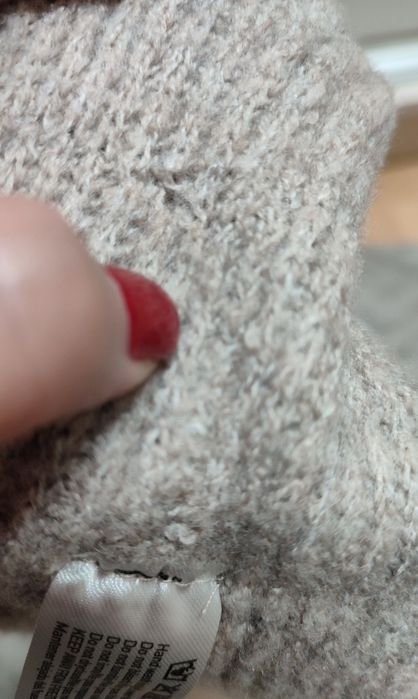 Opaska beżowa damska