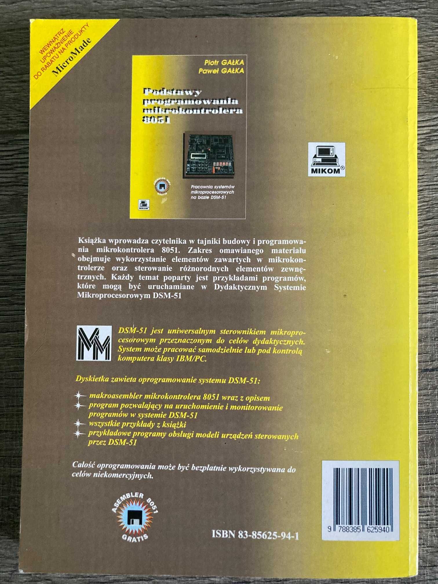 Książka Podstawy programowania mikrokontrolera Piotr Gałka