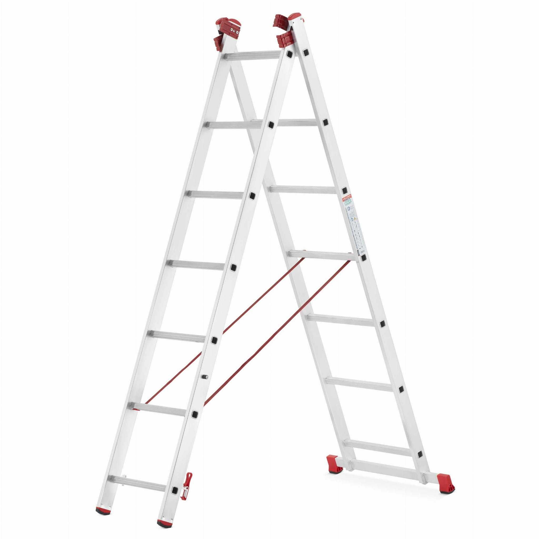 Drabina aluminiowa wielofunkcyjna 3x9 z opcją na schody