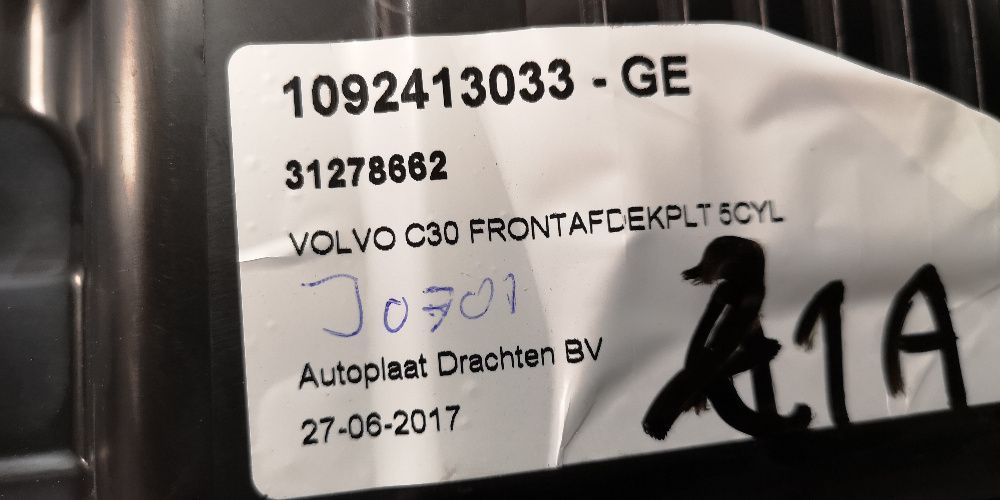 VOLVO C30 S40 V50 C70 plastik osłona wzmocnienie górne ORYG