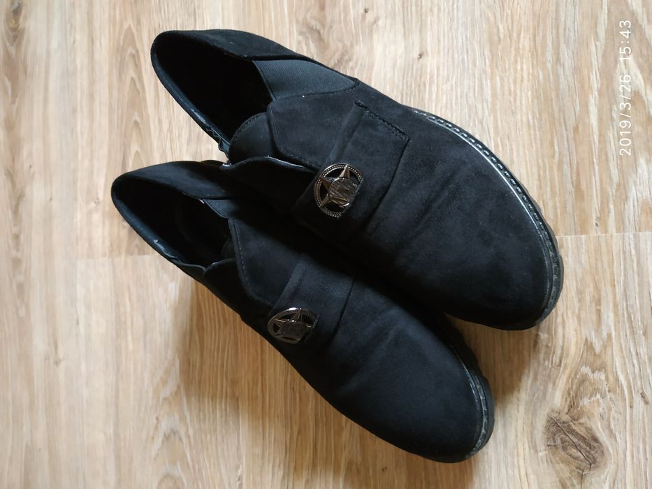 Туфлі , лофери замш