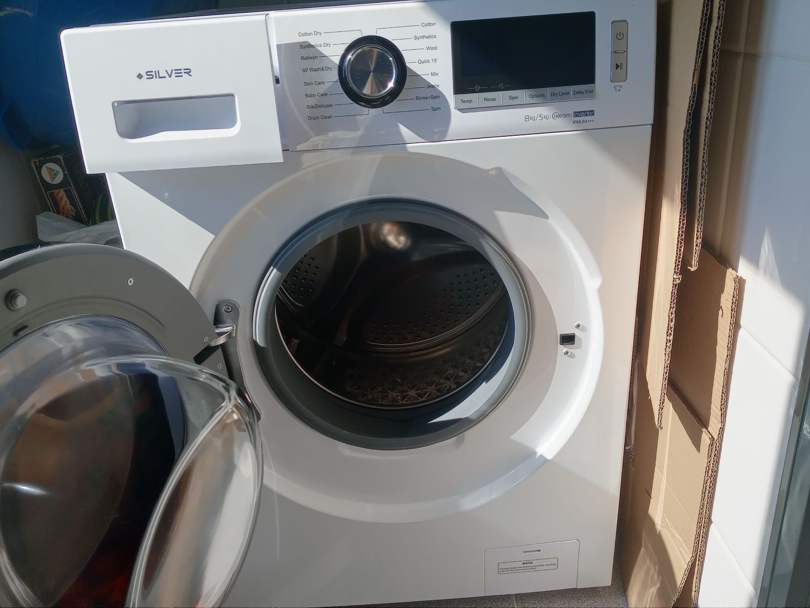 Maquina de lavar/secar 8/5kg Silver A+++