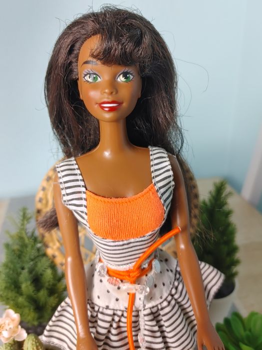 Barbie Christie Sparkle Beach z bransoletka lalka lata 90 1995
