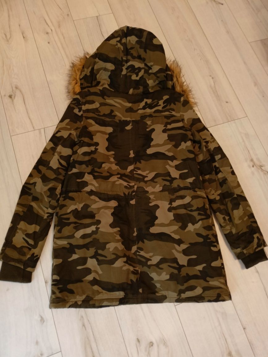 Kurtka parka L Cropp moro