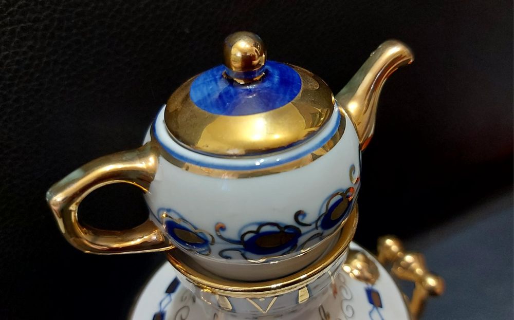 Самовар Гжель декоративний.