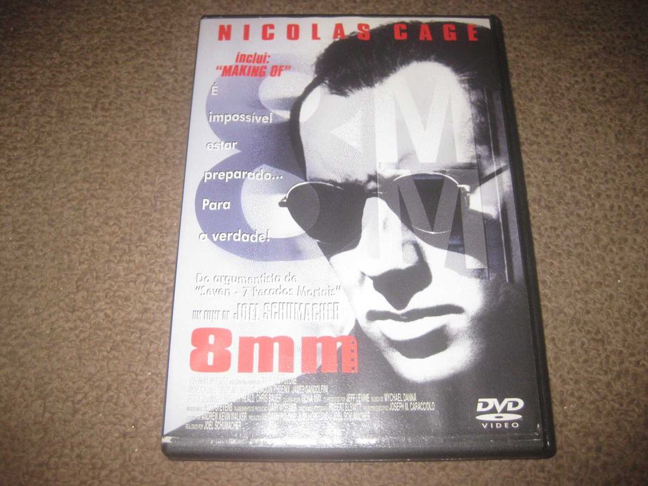 DVD "8MM" com Nicolas Cage