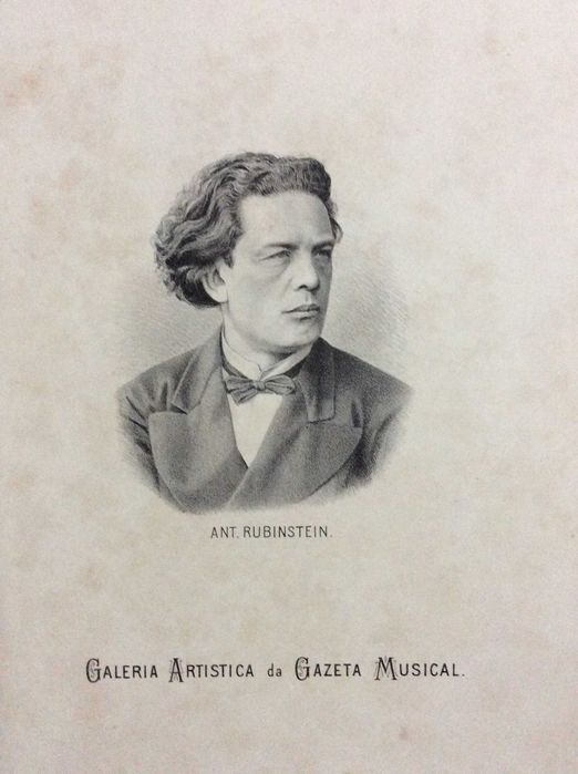 Galeria artistica da gazeta musical. Litograf. do século  XIX. Lote 1