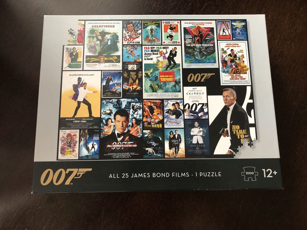 Puzzle James Bond 1000 elementów kompletne