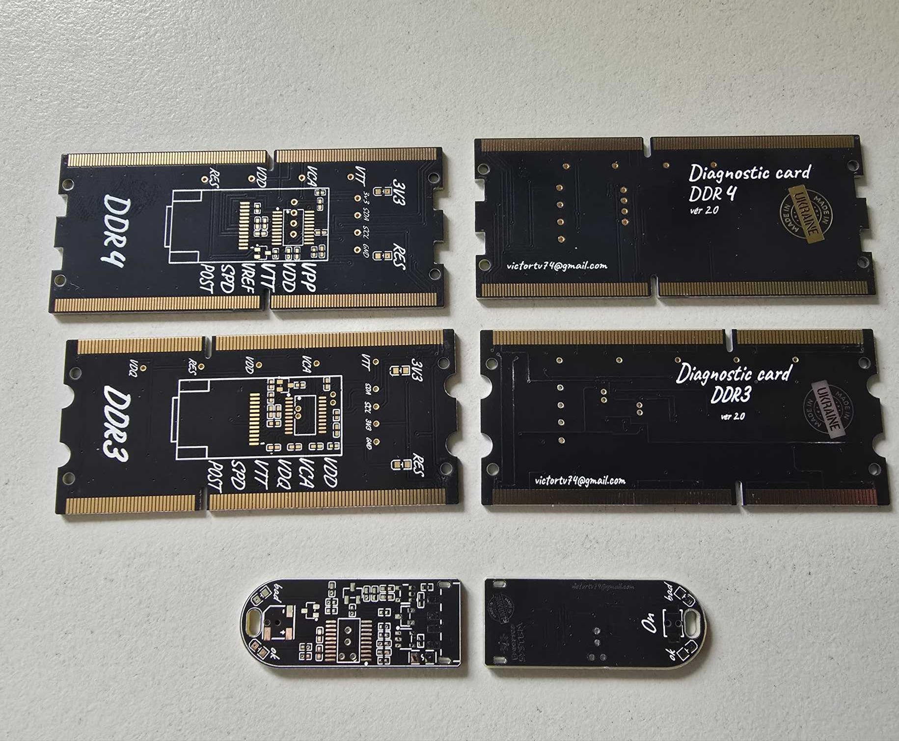 DDR4 + DDR3 + USB тестери   комплект для швидкої діагностики ноутбуків