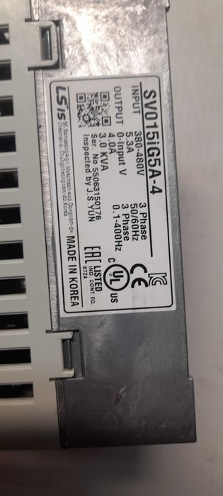 Falownik Lg ls 1,5 kW 400V w skrzynce plus kpl. sterowanie