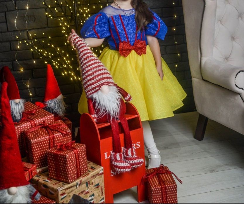 Новорічні костюми,плаття,сукня новорічна,Білосніжка