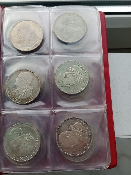 Moneta--1000zł Papież--1982-83-srebro