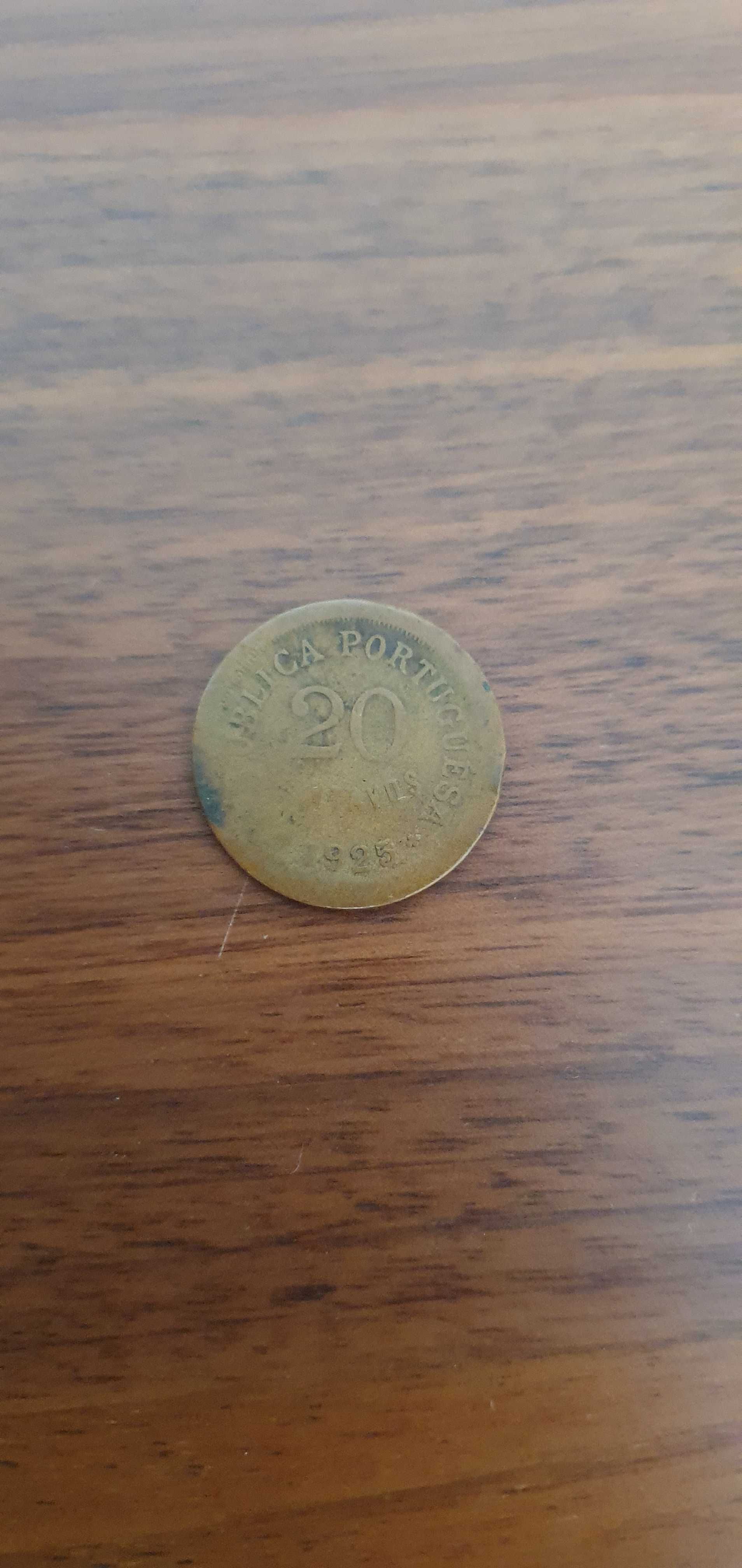 Moeda - 20 Centavos - Portugal 1925