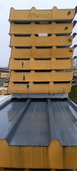 płyta warstwowa dachowa poliuretan PIR 150mm gat. 2 - PROMOCJA!!!