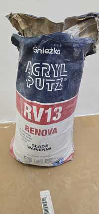 Gładź wapienna Acryl putz Renova RV13 Piwnica Łazienka Garaż